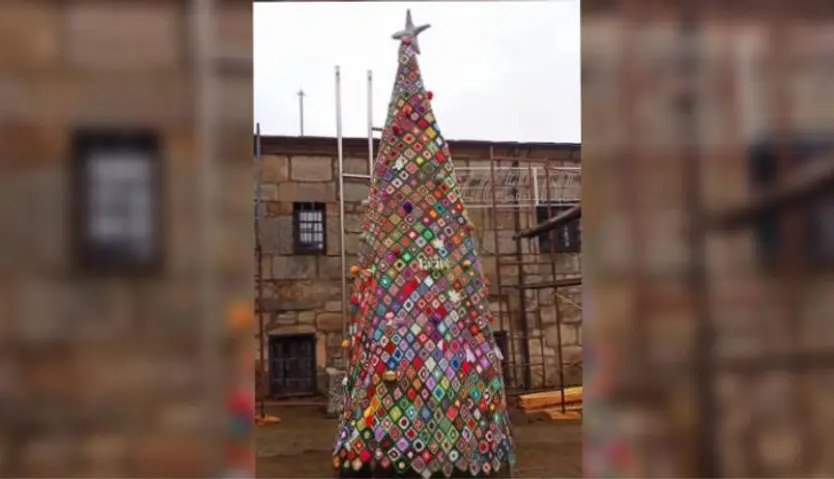 Árbol de Navidad en Porto 2