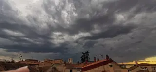 Tormenta en Zamora. Archivo