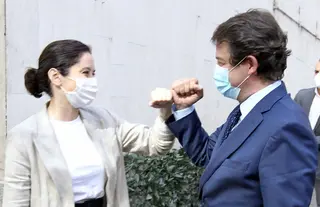 Mañueco, presidente de la comunidad.