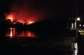 Villalcampo presa incendio