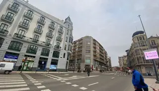 Cielos cubiertos desde la Plaza de la Marina