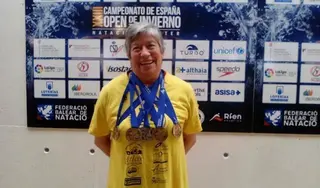 Marina Bueno, del Natación Zamora, cuádruple campeona en el Nacional Open de Invierno Máster