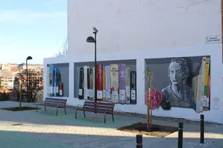 Mural dedicado a Justa Freire