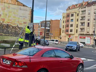 Comienza a colocarse la señalización de los nuevos límites de velocidad en Zamora