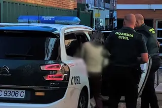 La detenida por la Guardia Civil de Zamora en las dependencias de la Comandancia