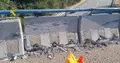 Elemento De Contención Dañado Tras El Accidente