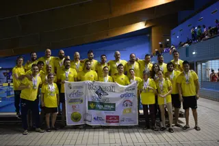 Atletas del Natación Zamora