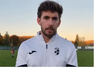 Pablo Cortés, entrenador del CD Villaralbo después del partido contra el Mansillés