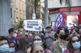 Manifestación contra la violencia de género