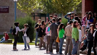 Alumnos de la USAL. Archivo