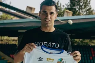 Dani Hernández con la camiseta del Salamanca UDS