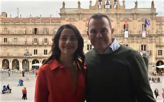 Ines Arrimadas junto a Francisco Requejo