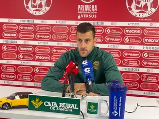 Javier Eslava, en rueda de prensa