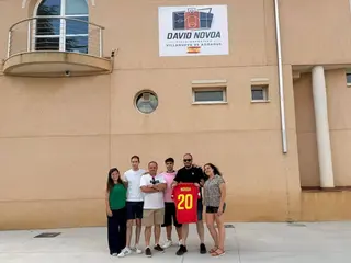 Homenaje a David Novoa En Villanueva De Azoague. | Redes sociales