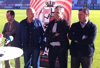 Vicente León, Isidro Sanabria y Nicolás Esmorís, coordinadores de la cantera