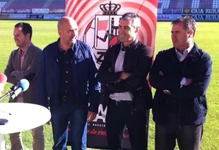 Vicente León, Isidro Sanabria y Nicolás Esmorís, coordinadores de la cantera