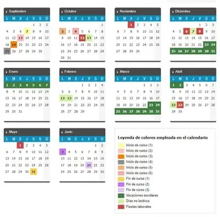 Calendario escolar 2023 2024
