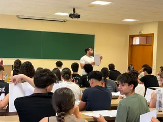 Imagen del examen de la PAU en Zamora