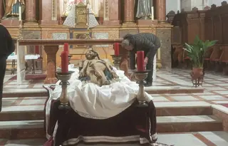 Triduo de Jesús Yacente. Archivo.