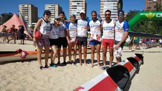 El K4 máster del Canoa Kayak Zamora consigue la victoria en la regata internacional de Valladolid