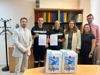 La Junta de Castilla y León felicita a la UME por su labor para fomentar la incorporación de nuevos usuarios el Registro Español de Donantes de Médula Ósea (REDMO)