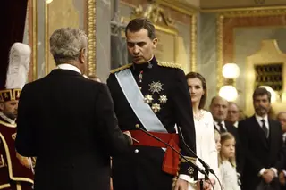 Felipe VI jurando lealtad a la Constitución EP
