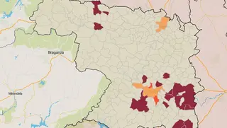 Mapa de los municipios en riesgo por su incidencia este viernes