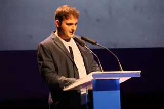 Óscar Antón durante la presentación del Spot de Semana Santa este miércoles | Alejandro Sardón