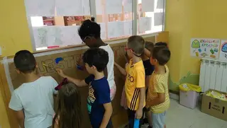 Niños jugando