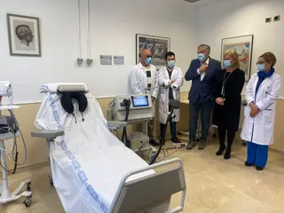 Imagen de la sala donde se realiza la estimulación electramagnética cranel cotra la depresión resistente