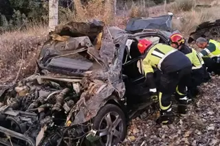 Accidente este domingo.