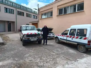 Vehículos cedidos por la Diputación a los institutos