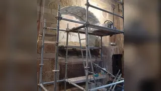 Reforma en el sepulcro de los Carvajal, en la iglesia de San Juan del Mercado