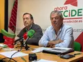 Un instante de la rueda de prensa