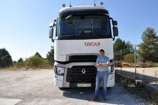 El portavoz de la Federación de Empresas de Transporte de Mercancías por Carretera (Fetracal), Óscar Baños