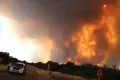 Imagen del incendio declarado en Fermoselle el pasado 29 de julio. Archivo