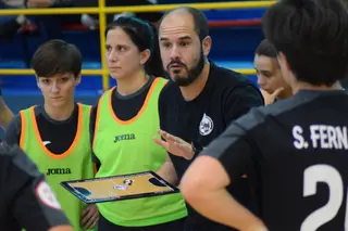 Pablo Rivas, entrenador del River Zamora FS. Archivo.