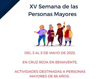 Cartel de la 'Semana de las Personas Mayores' de Cruz Roja