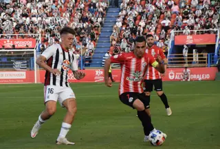 Dani Hernández, en el duelo de play off.