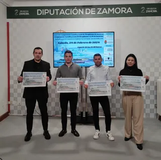 Presentación del Campeonato de piragüismo en Villardeciervos