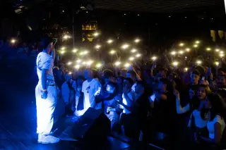 Imagen de John Pollon en un concierto-Instagram