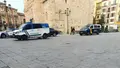 Policía Municipal y Policía Nacional en la Plaza Mayor
