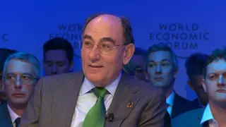 2020 01 21. Galán, durante su intervención hoy en Davos