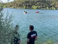 Búsqueda del desaparecido en el embalse de Ricobayo el pasado viernes