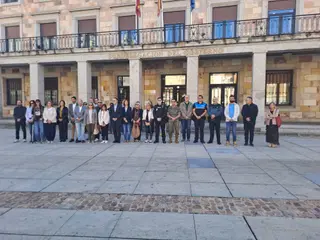 Imagen del minuto de silencio 