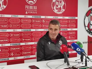Óscar Cano, rueda de prensa previa Unionistas de Salamanca.
