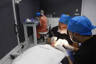 Una operación de cirugía