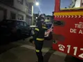 Bomberos del Parque de Aliste en el lugar