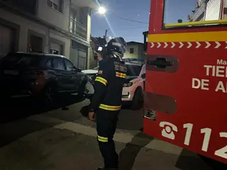 Bomberos del Parque de Aliste en el lugar