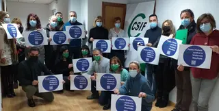 Miembros de CSIF Zamora